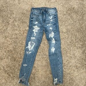 American Eagle distressed jeans, size 2